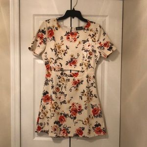 Beautiful front and back cutout dress!